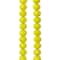 Yellow Glass Faceted Rondel Beads, 7mm by Bead Landing&#x2122;